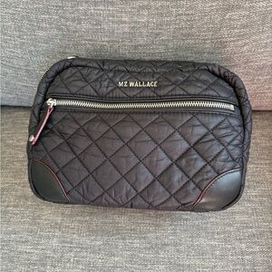 MZ Wallace Black Quilted Small Crosby Crossbody Bag with 3 Straps
